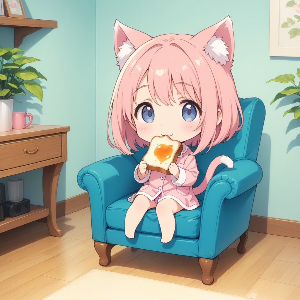 おはようにゃん | の人気AIイラスト・グラビア