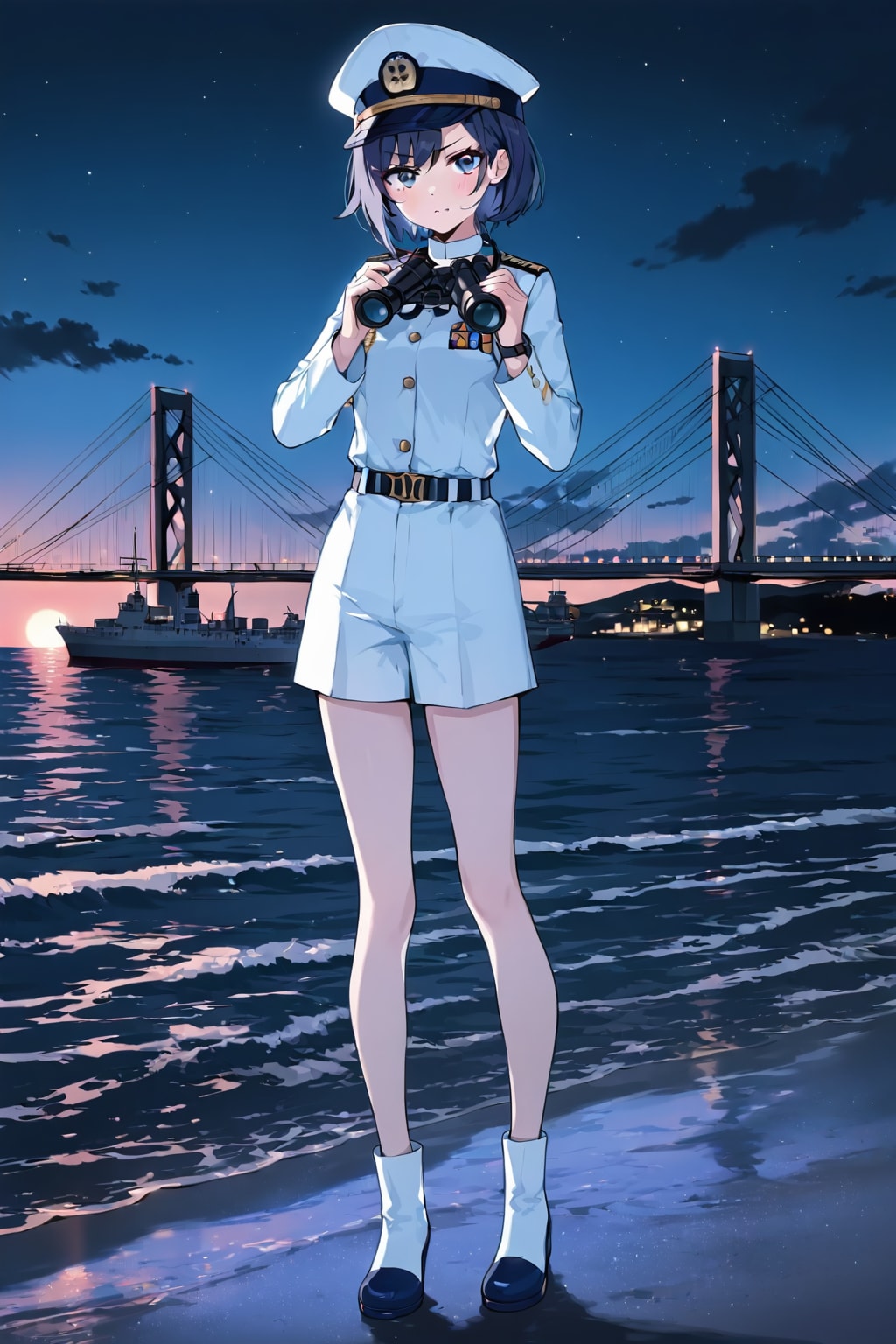 警戒中。