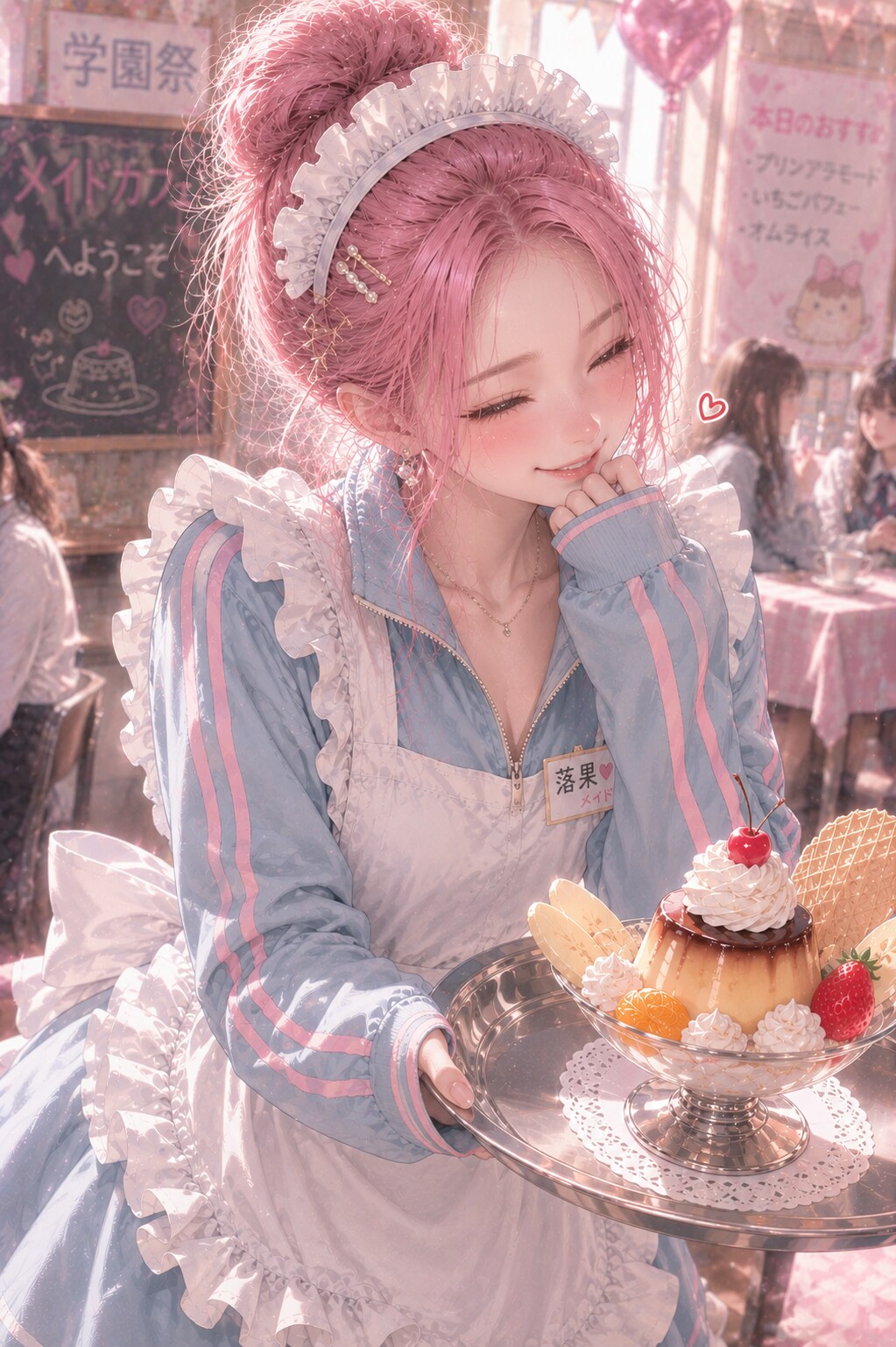 落果ちゃんは、蕩ける甘さで微笑んで見せる。 | の人気AIイラスト・グラビア
