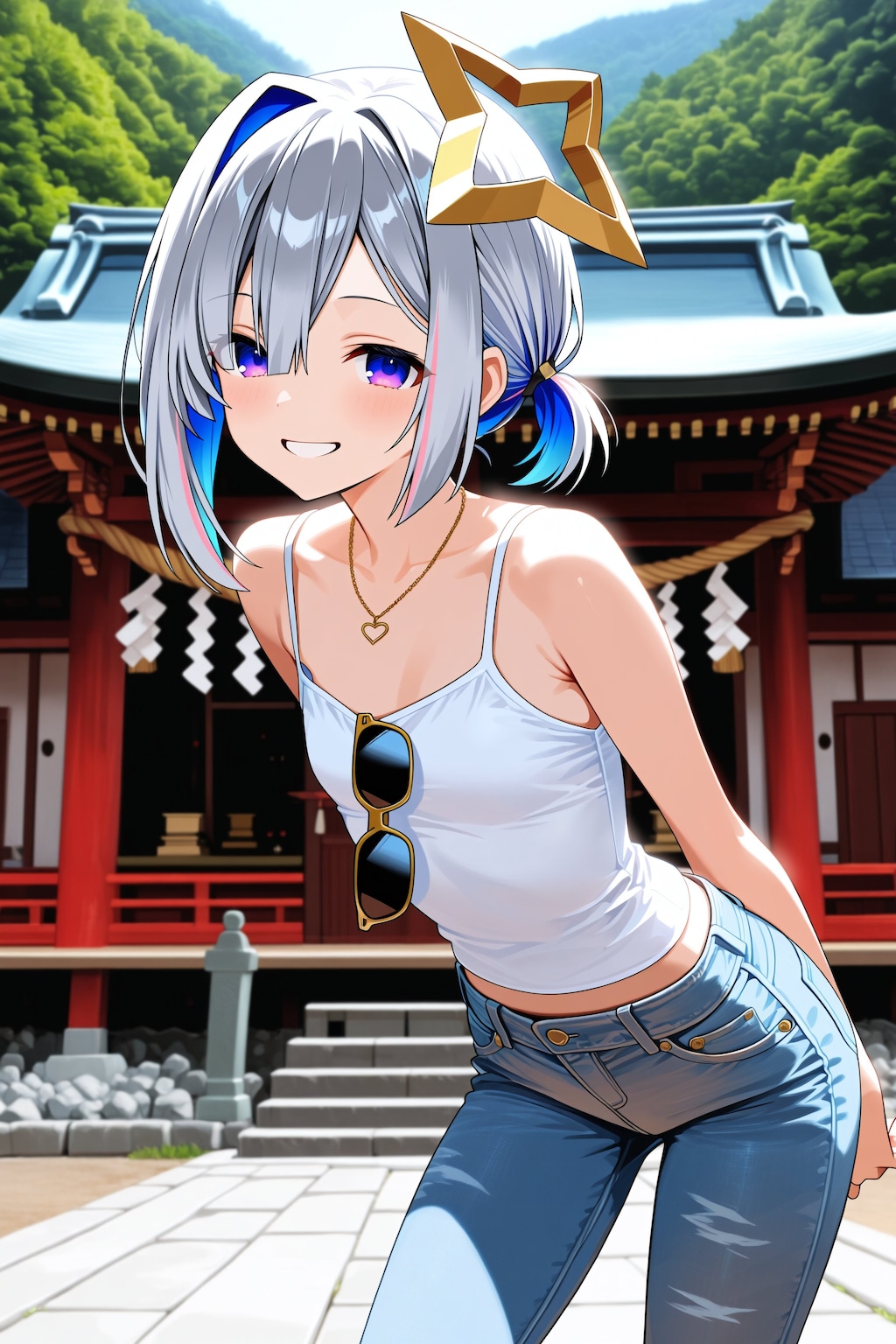 彼女と京都旅行なう