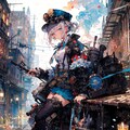 スチームパンクな配達員ちゃん 2枚目