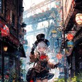 スチームパンクな配達員ちゃん 3枚目