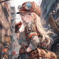 スチームパンクな配達員ちゃん 5枚目