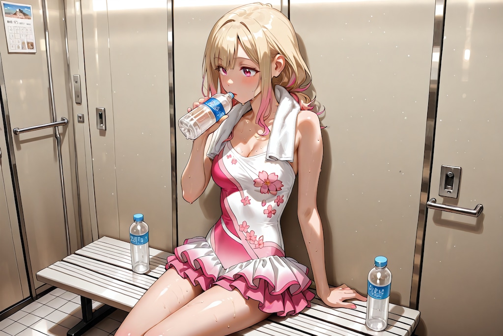 水分補給は大切だよ🎵