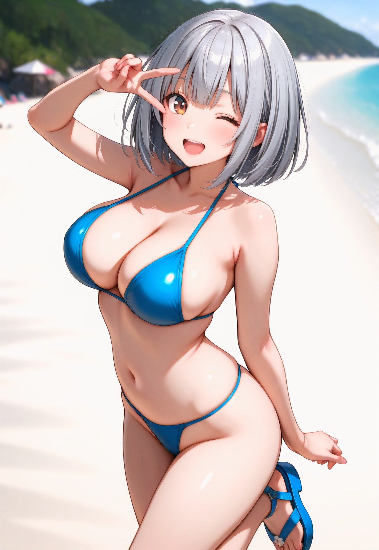 1394（青いビキニ）