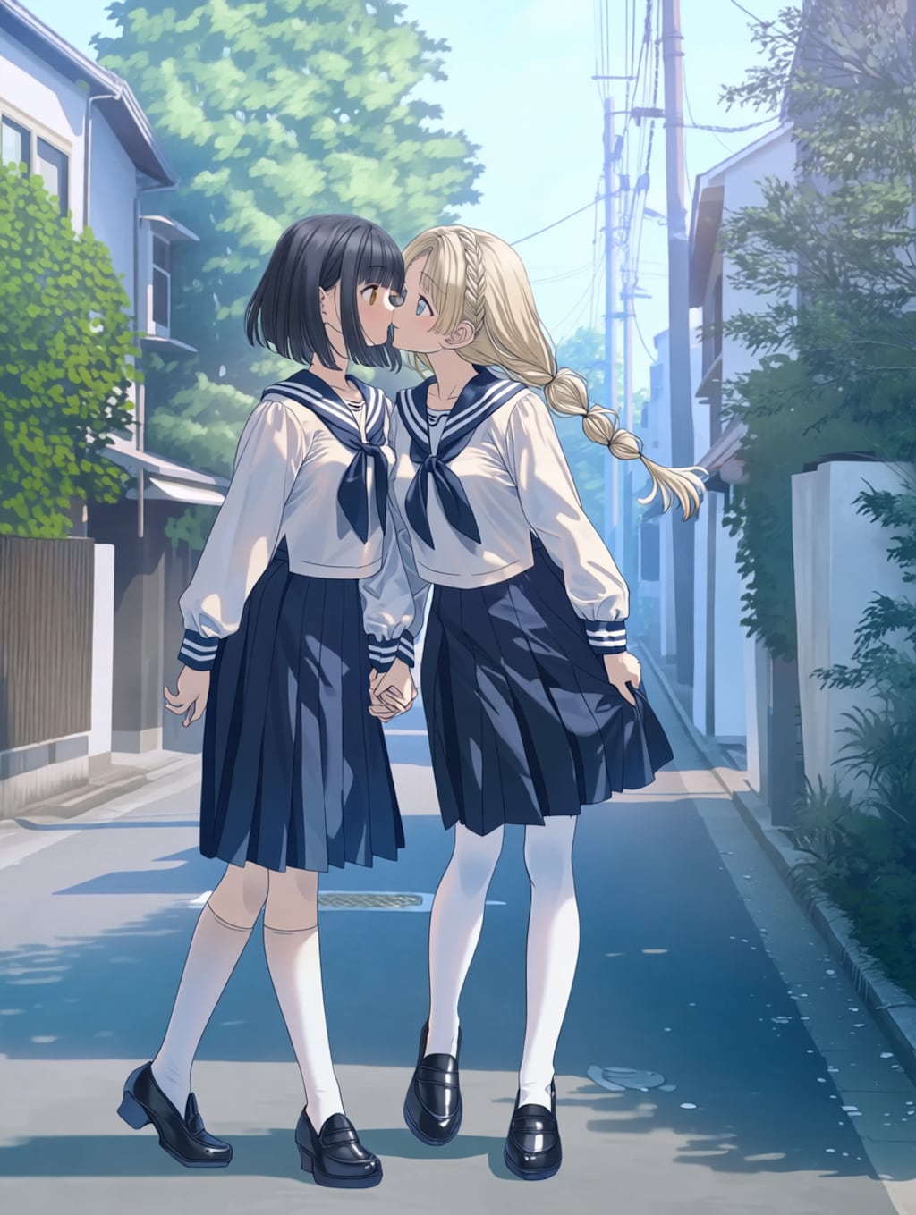 キスしたい二人のJK124