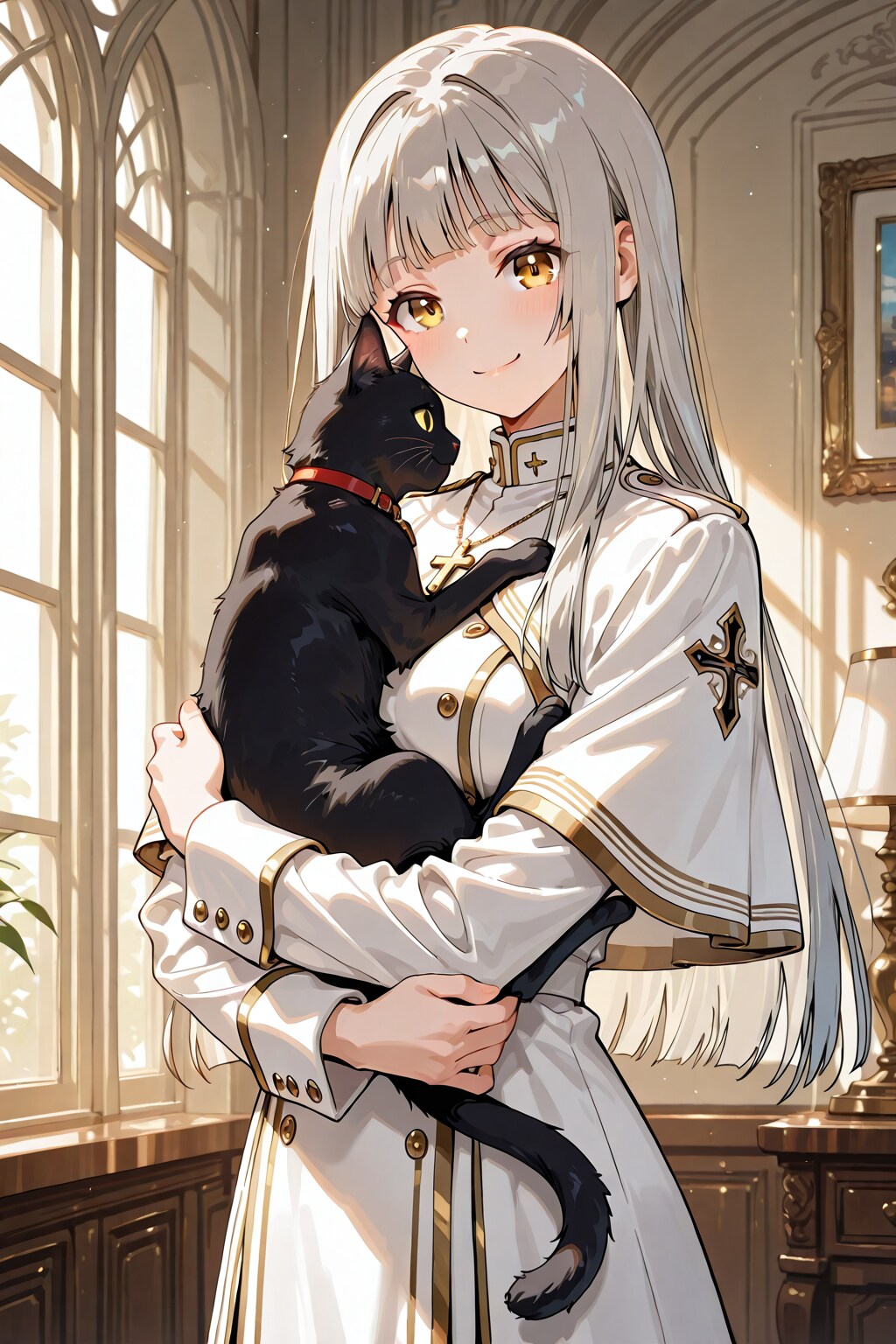 猫を抱く | の人気AIイラスト・グラビア