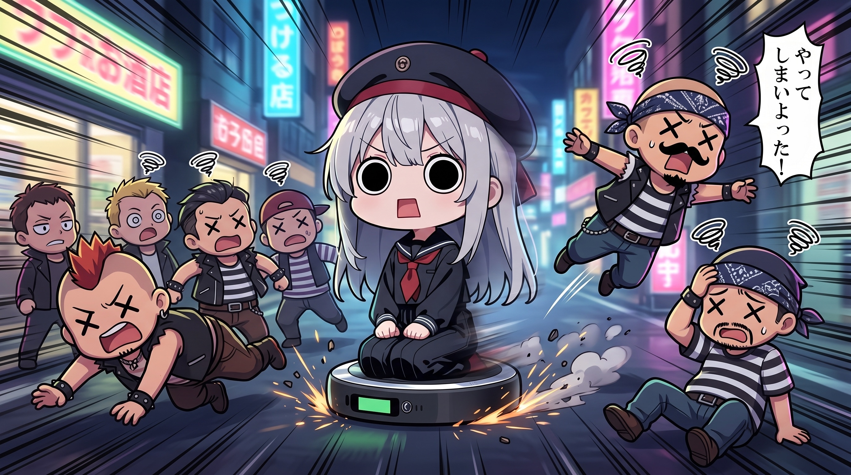 街を清掃してしまいよったえらいこっちゃ嬢 | の人気AIイラスト・グラビア