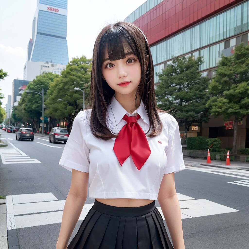 ぱっつん美少女