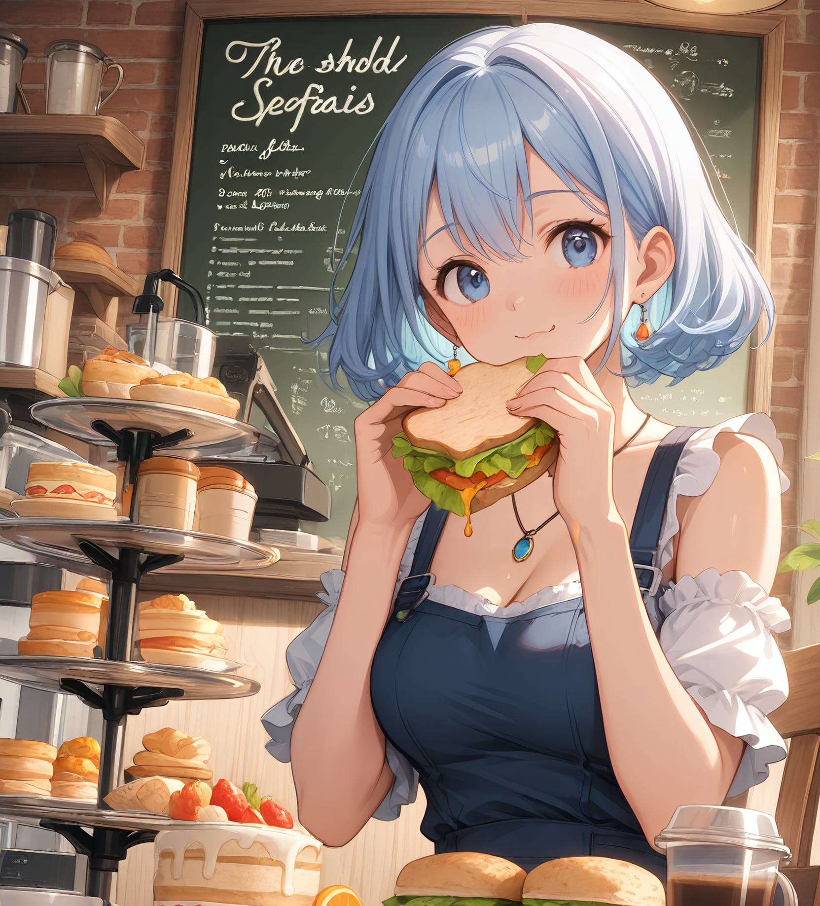 Cafe LARIMAR & MOKA | の人気AIイラスト・グラビア