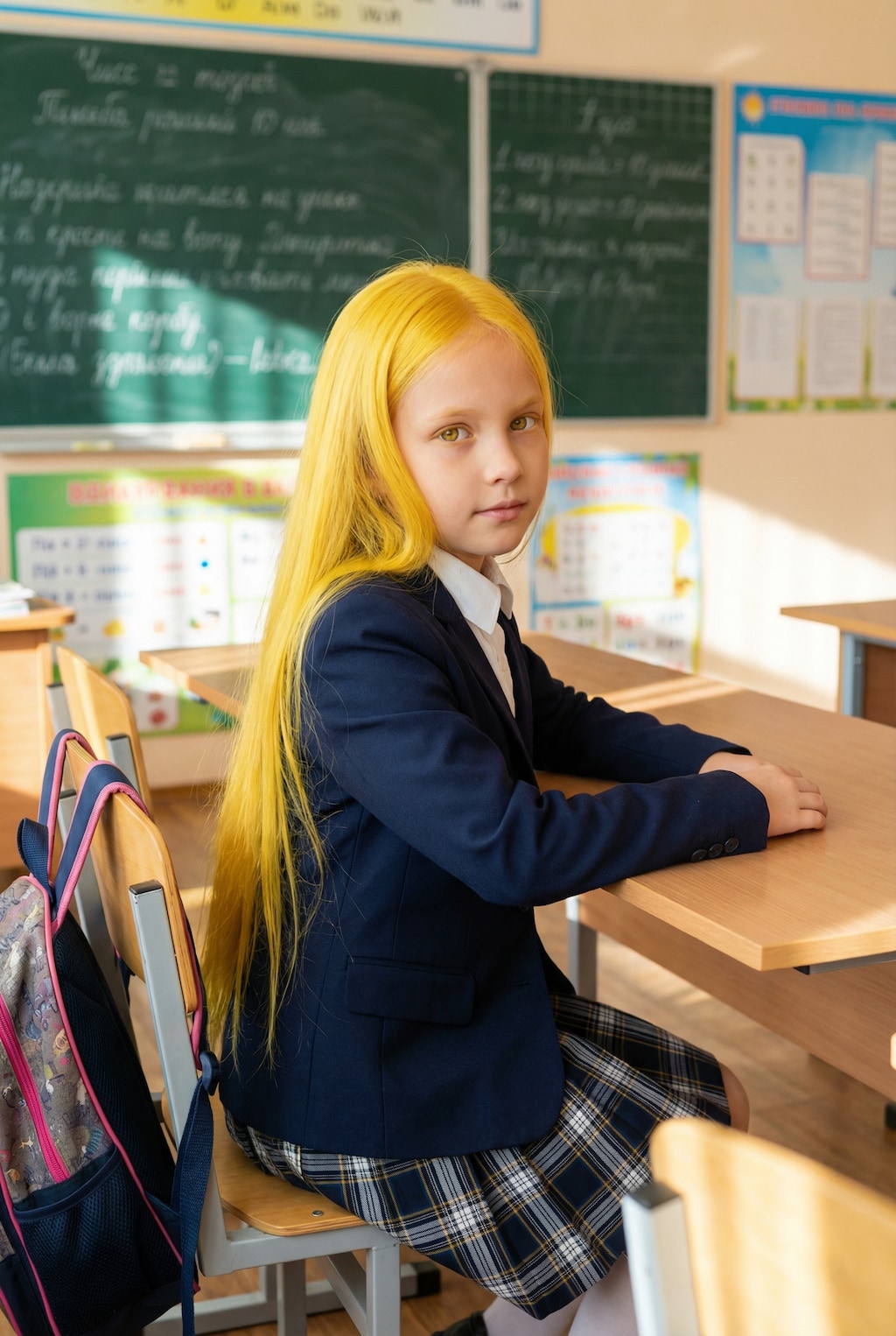 ブレザーの女の子