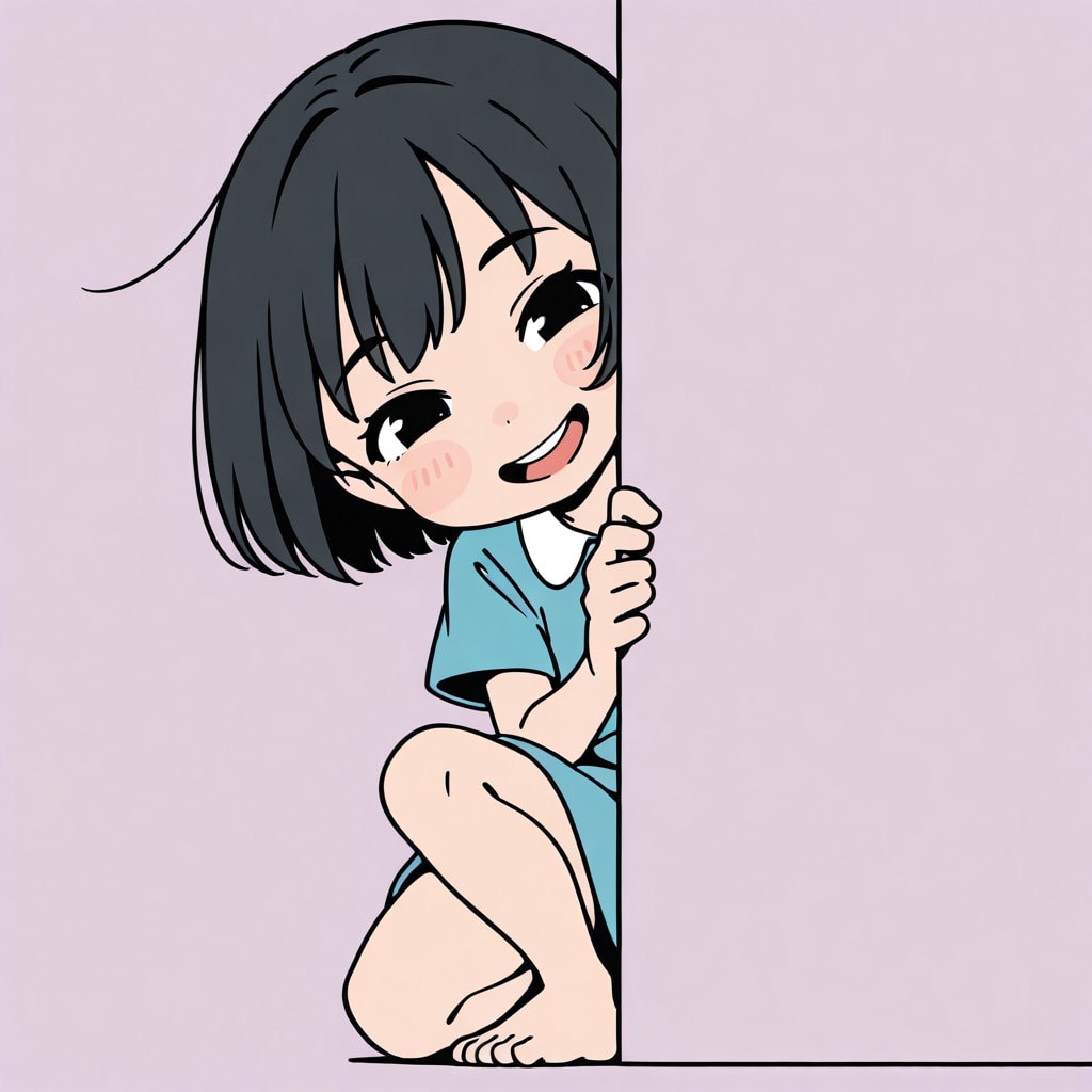 覗き見ガール | の人気AIイラスト・グラビア