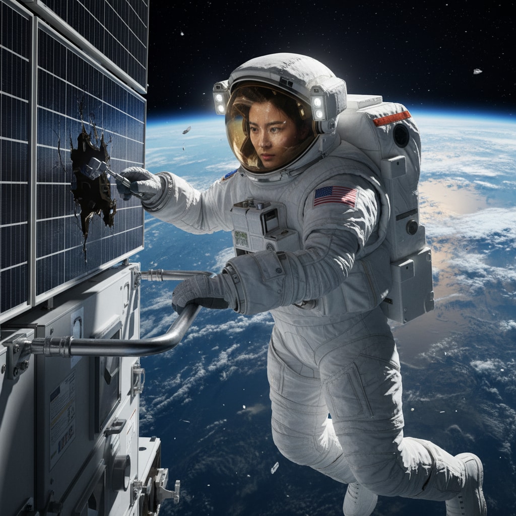 軌道上の船外活動 | の人気AIイラスト・グラビア