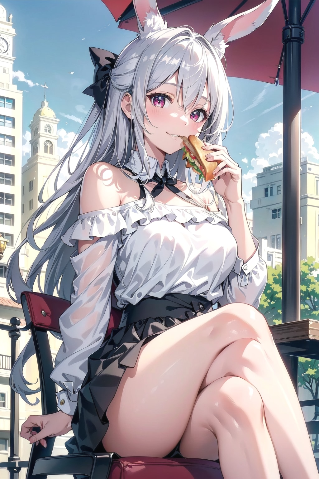 サンドイッチなのです🥪🐰✨