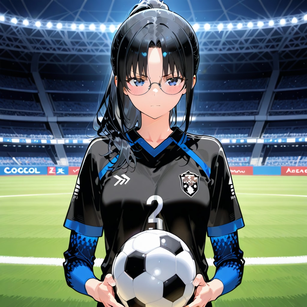 サッカーもできちゃう楓ちゃん