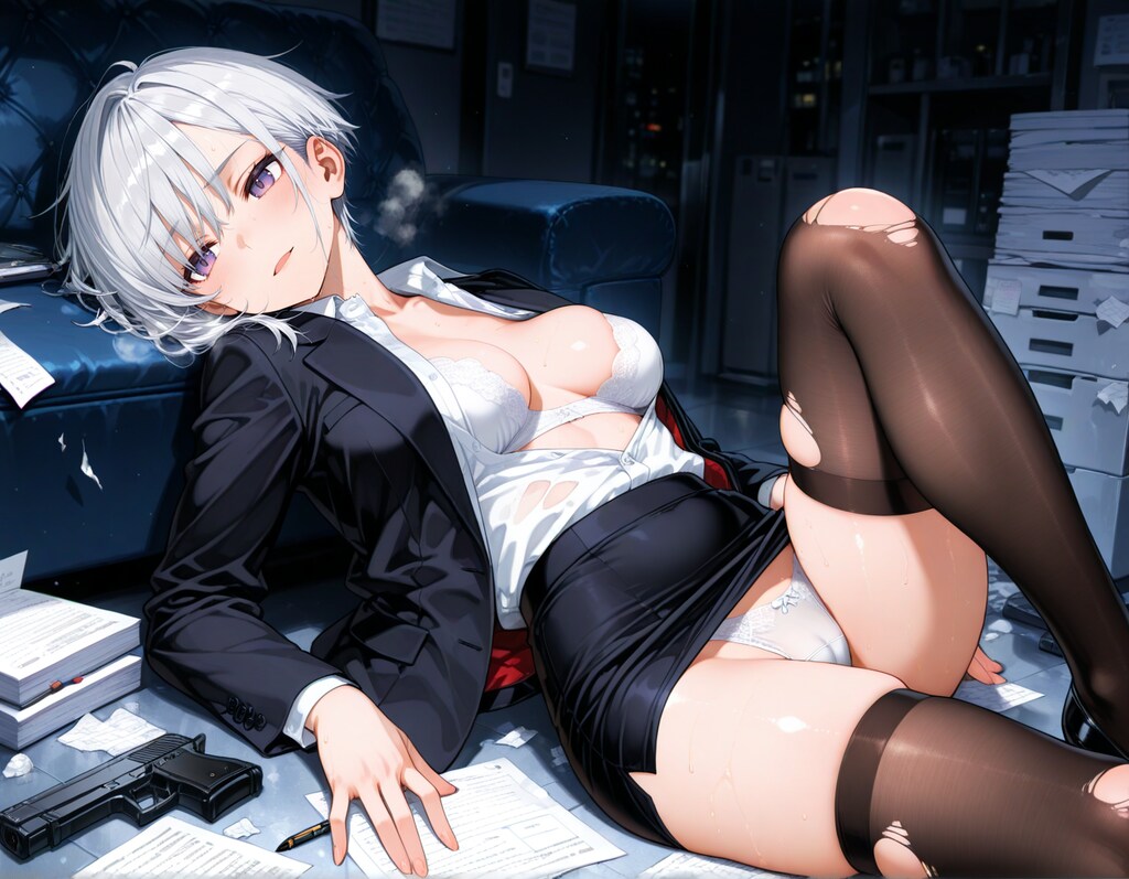 侵入者を撃退したOLさん