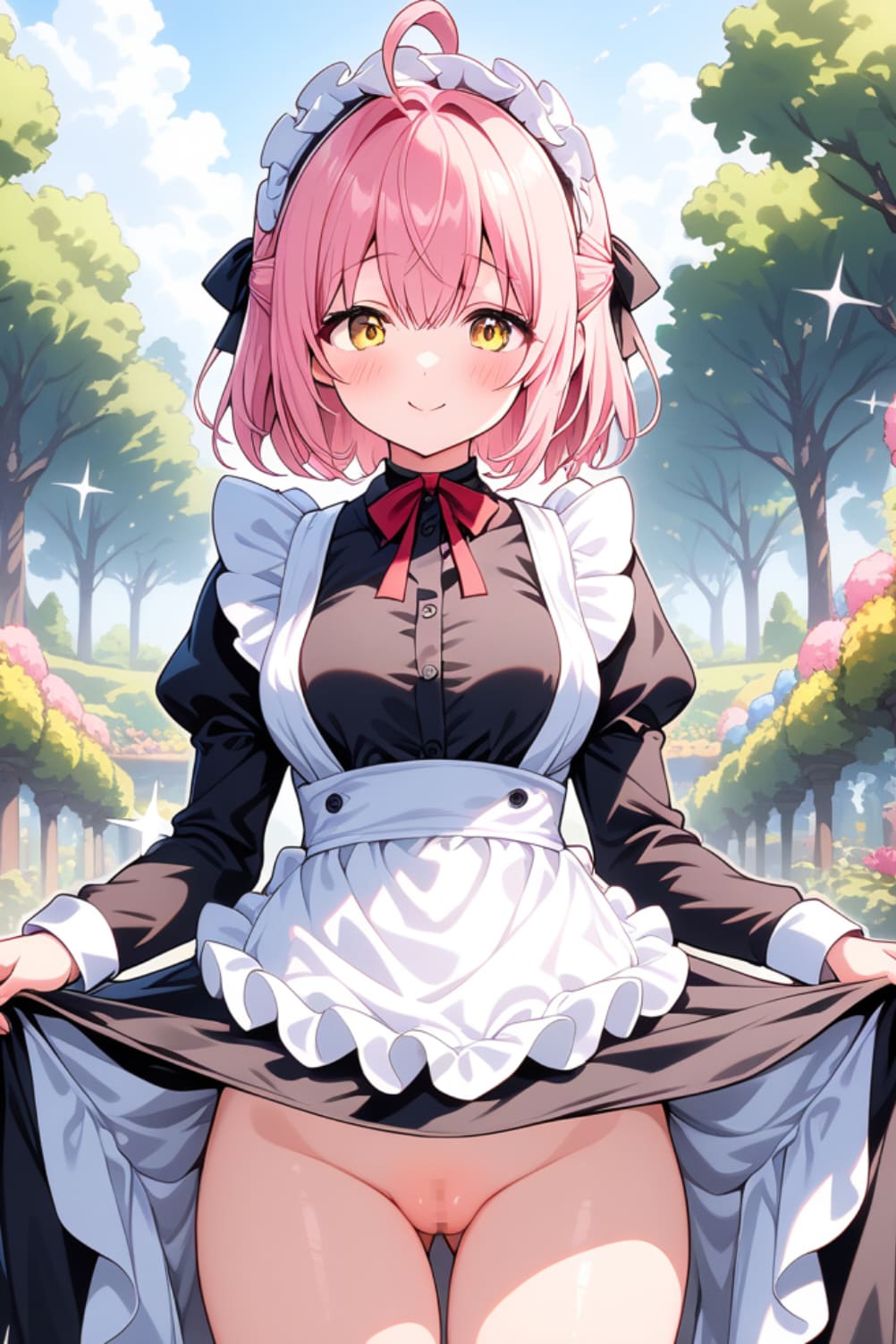 ピンク髪おっとりメイドさん２