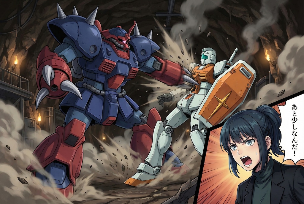 ジャブロー地下に海原は見えない