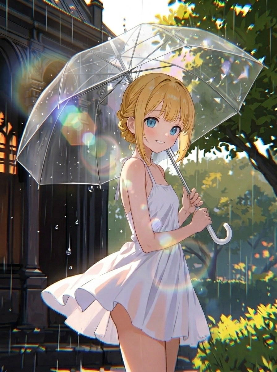 ☂の季節　（NanoBanana2素材編集 習作）