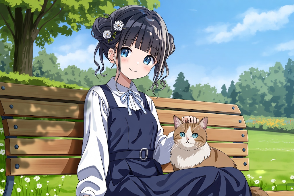 猫🐈とおだんごちゃん🍡✨105