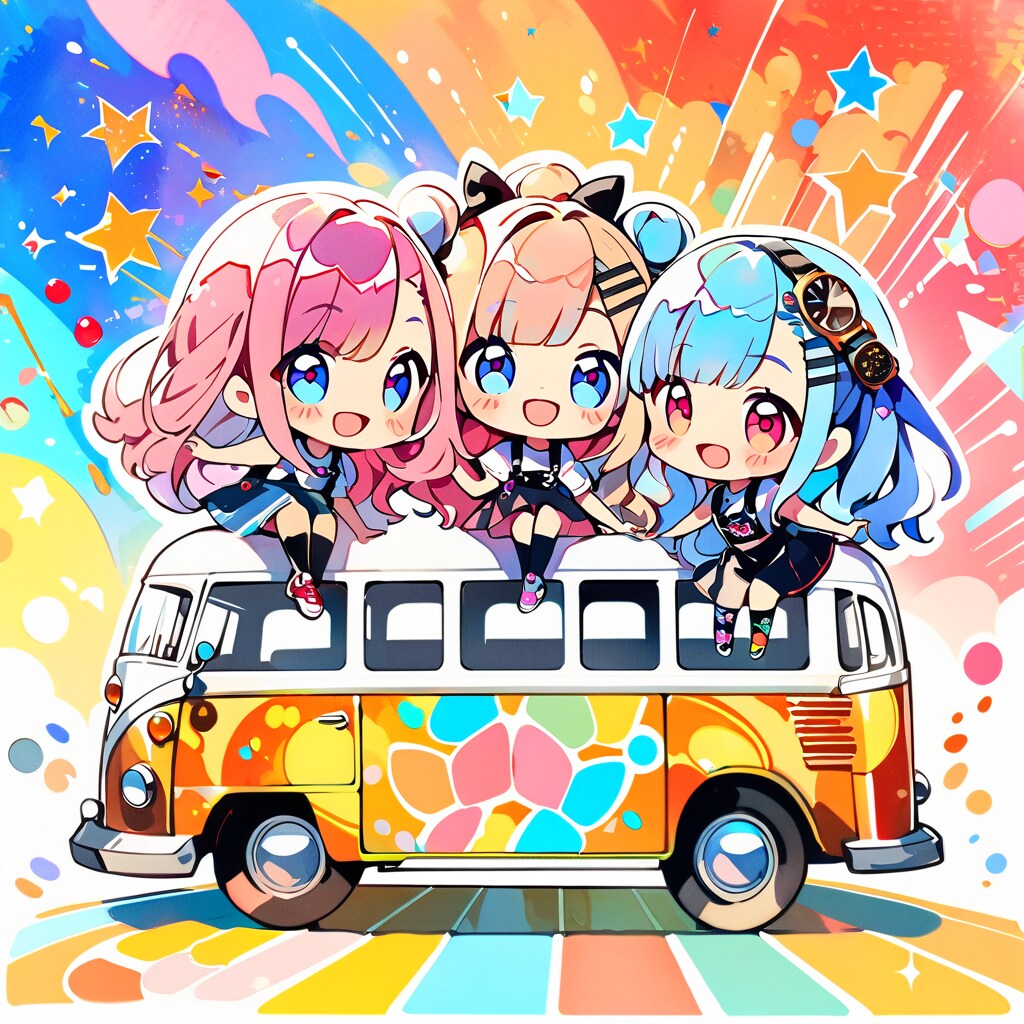 仲良しちゃんとバス