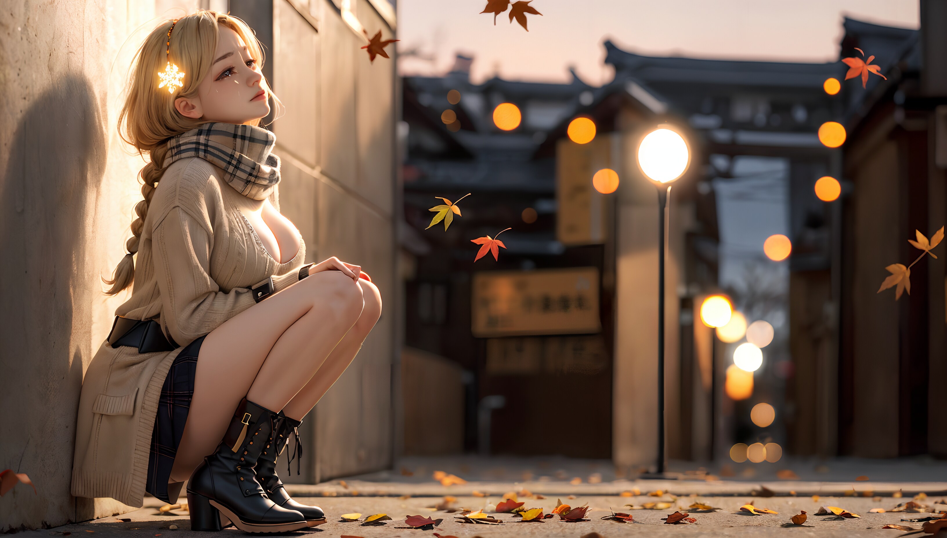 🍁横長 秋の涙と情景🍁