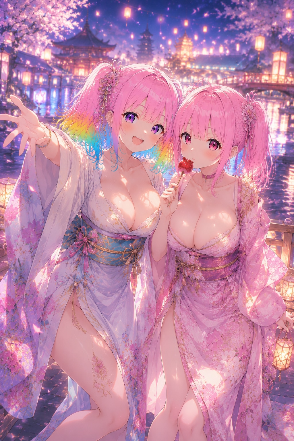 夜を彩るふたり
