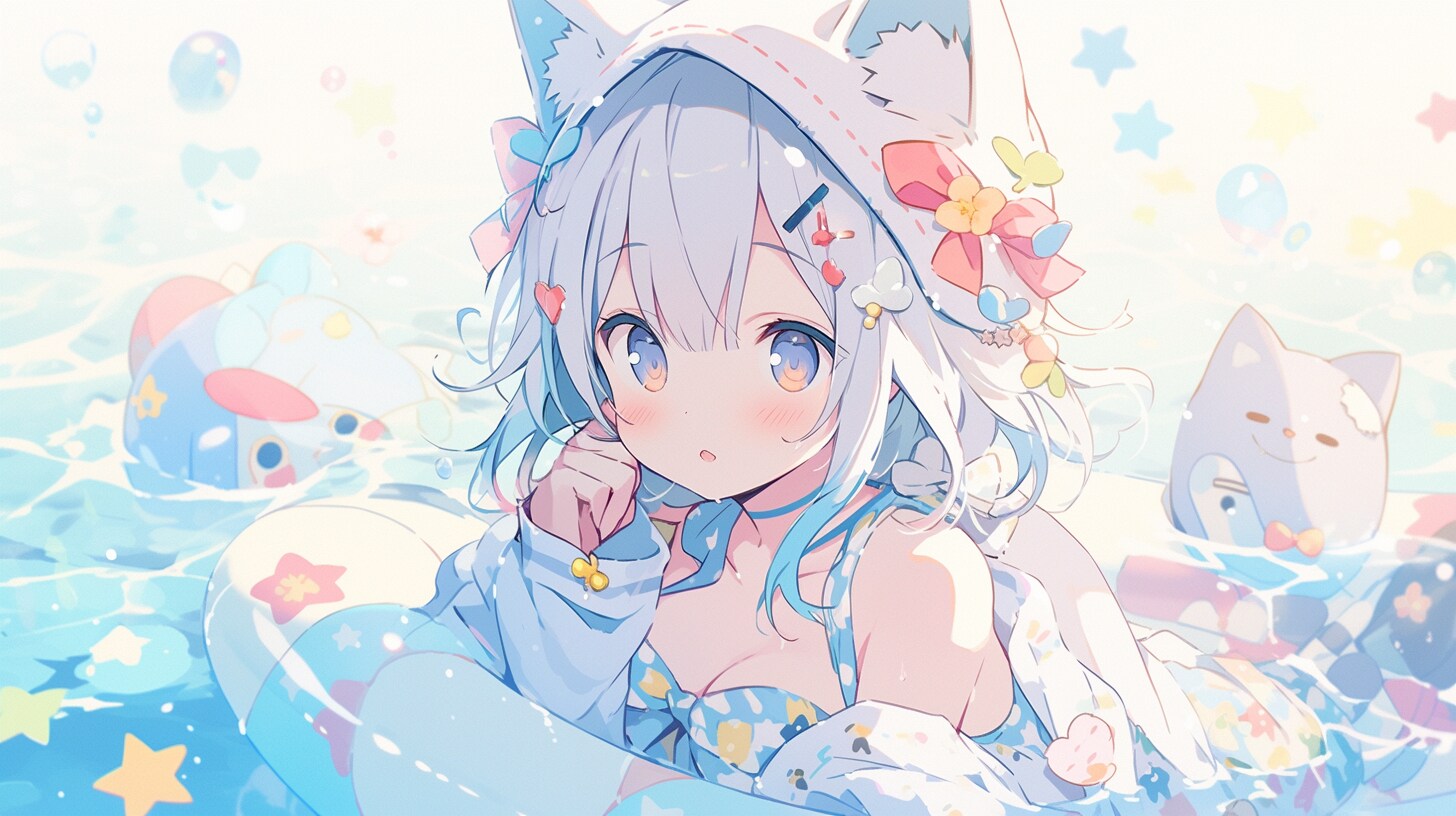 ねこの日の夏休み