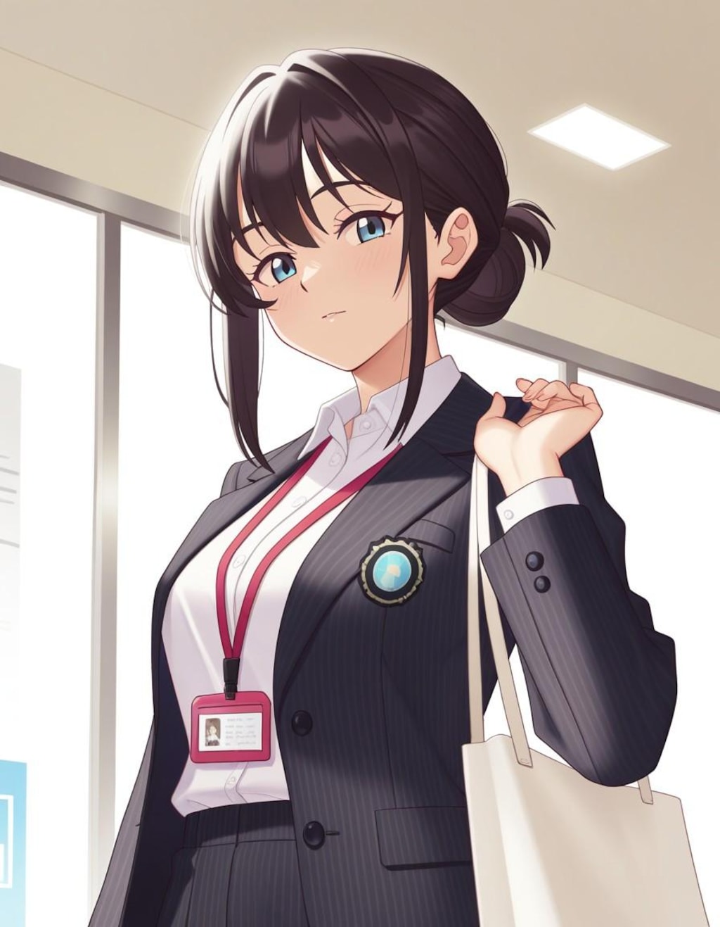 醒めた目の後輩ちゃん