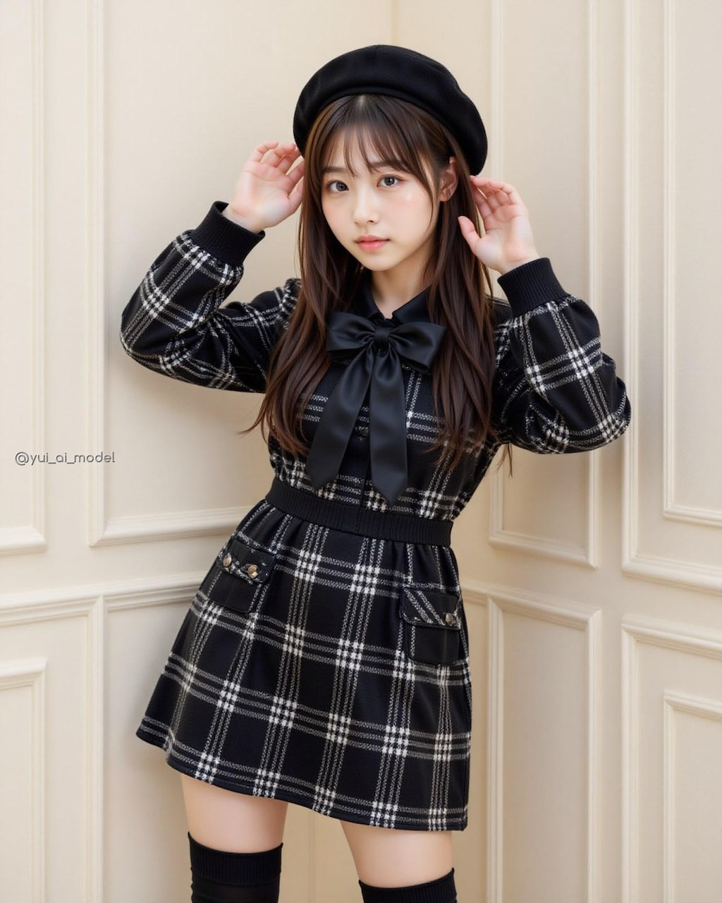 黒リボン beauty-555