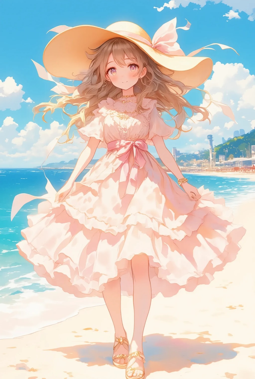 フリフリちゃんと海デート(^^)