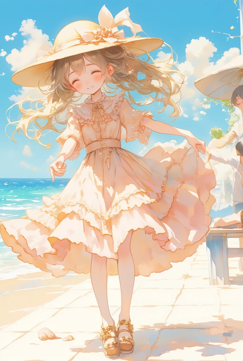 フリフリちゃんと海デート(^^)