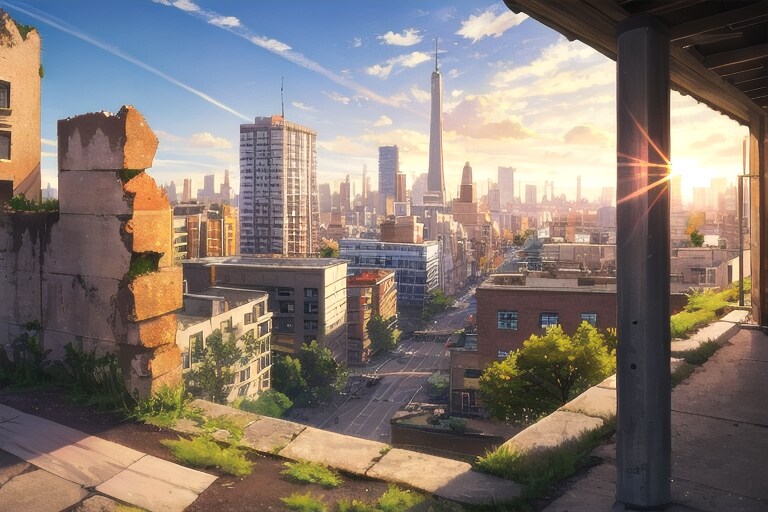 無人の都市