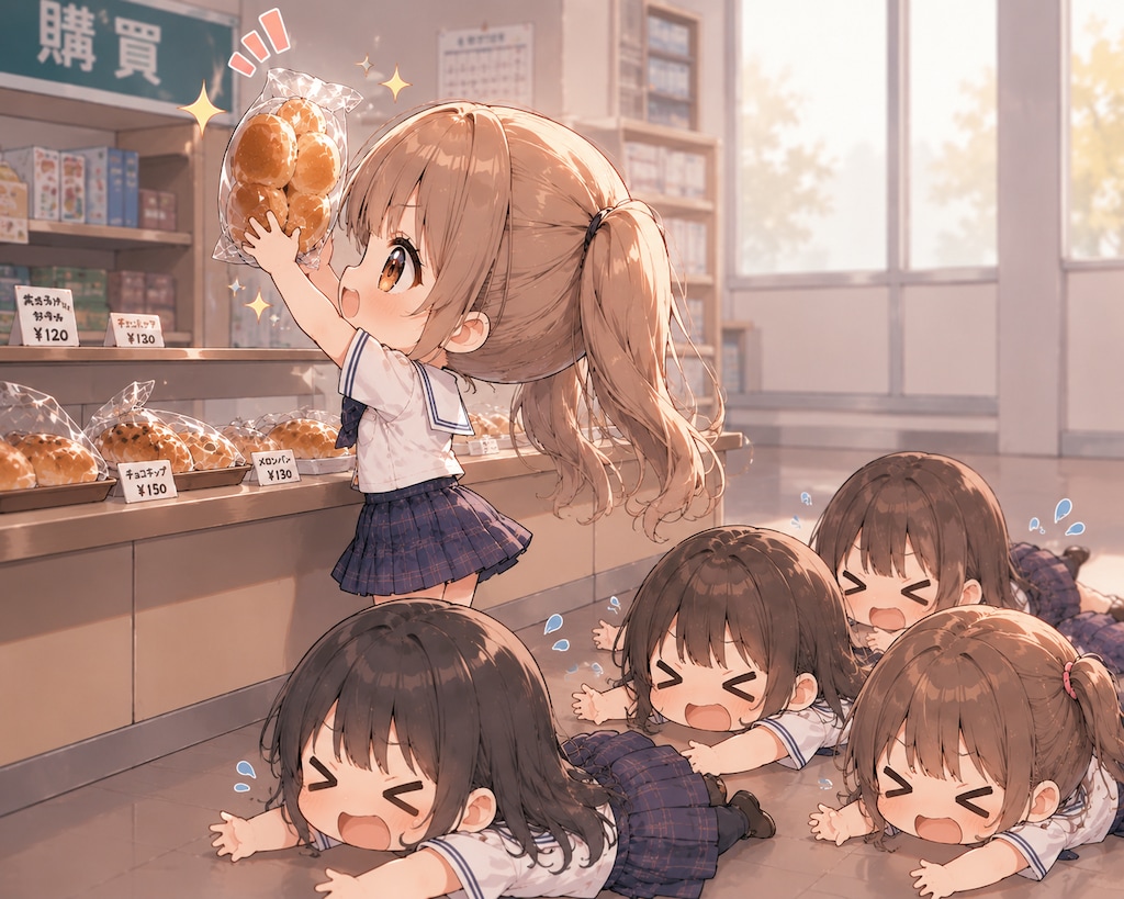 パン争奪戦