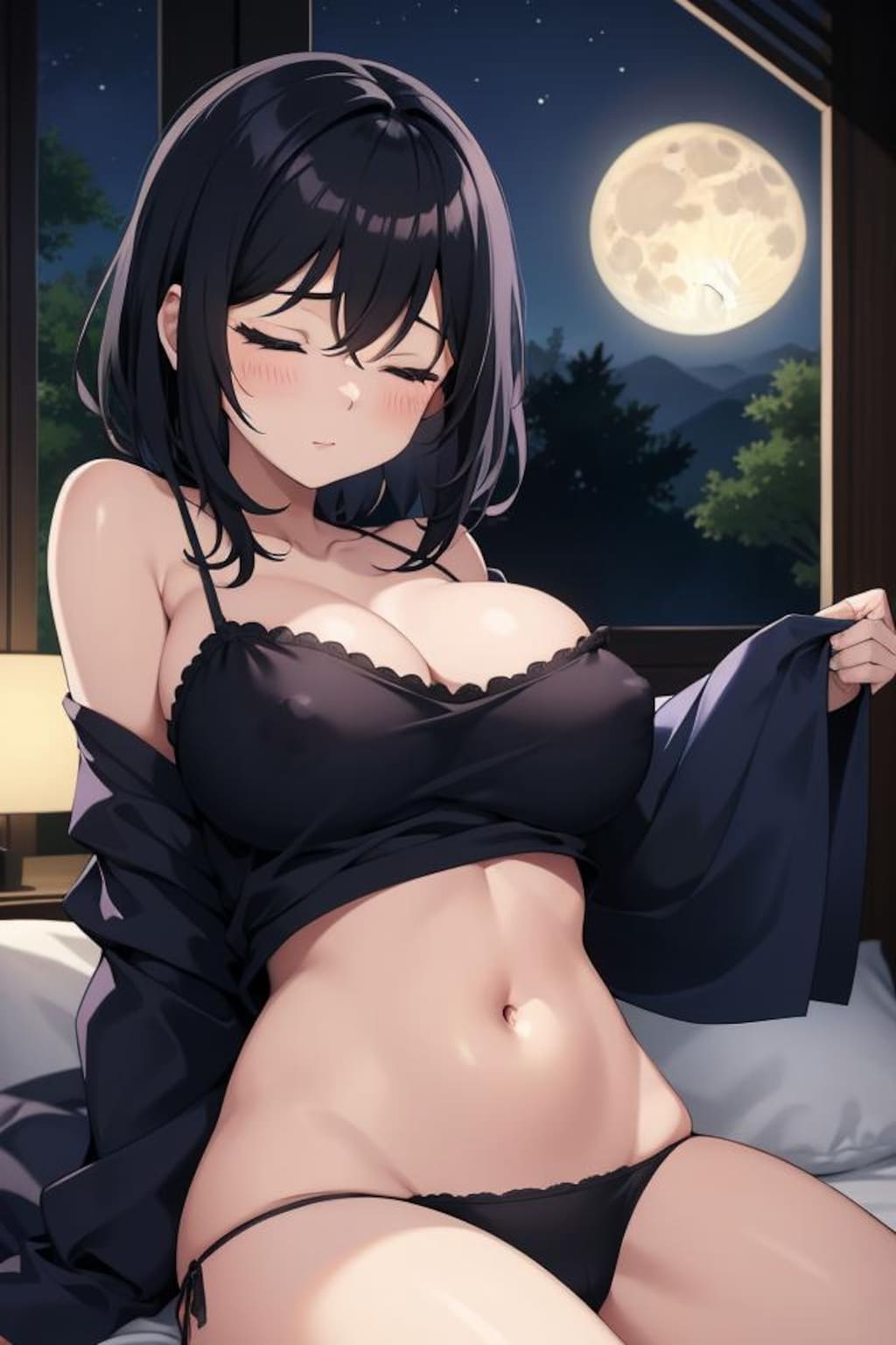 寝苦しい夜【全6枚】