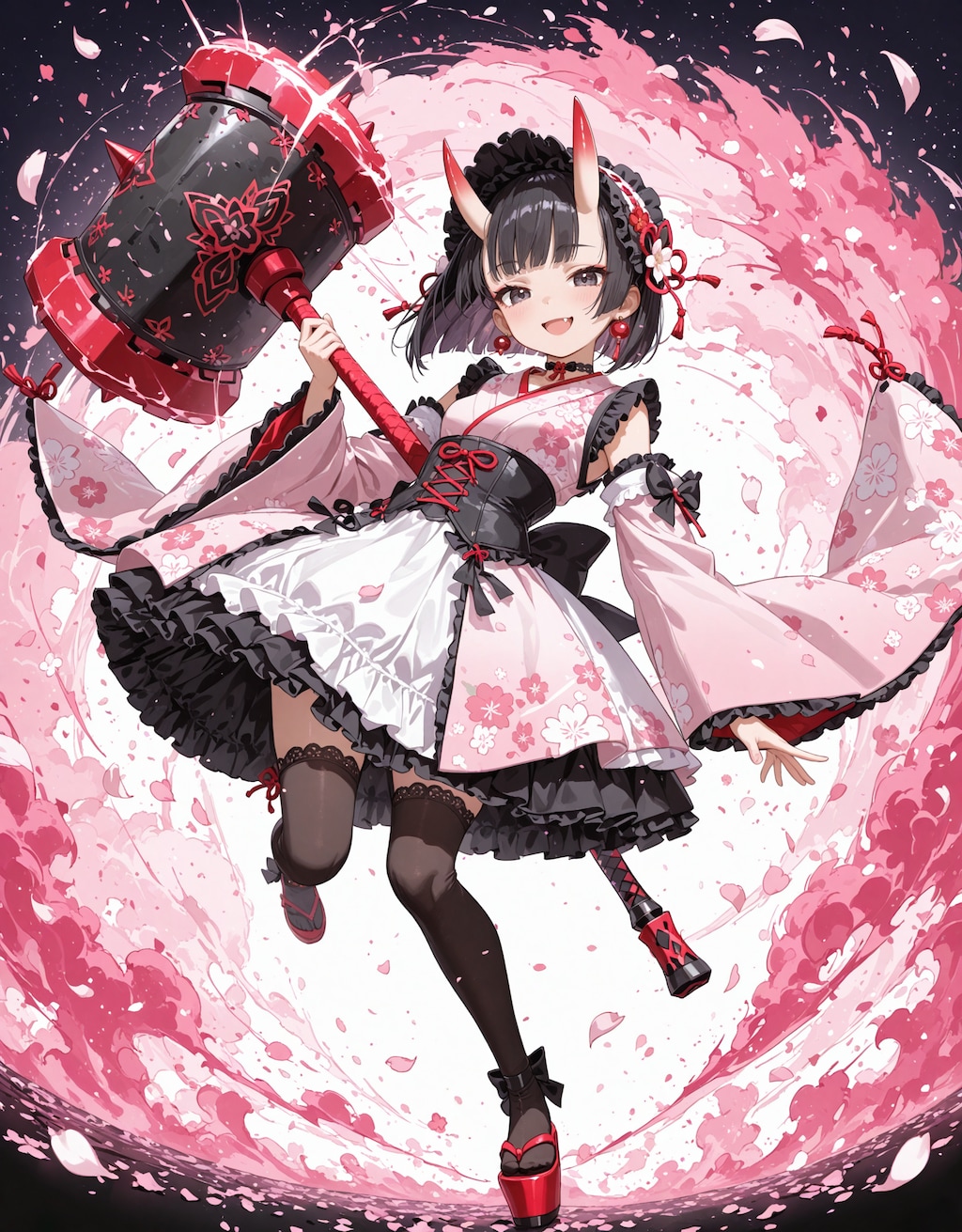 八重桜の新衣装