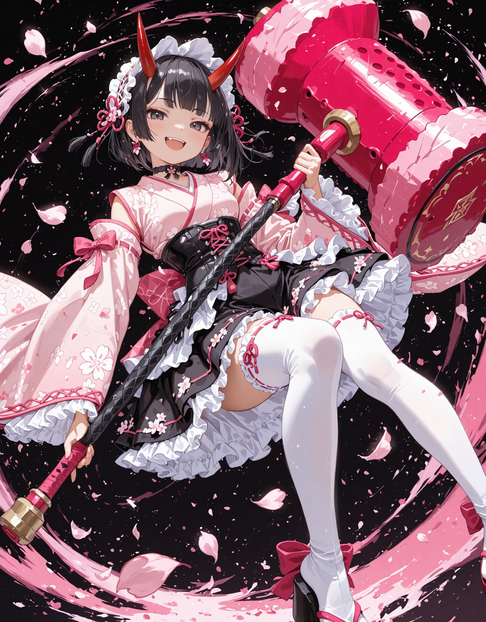 八重桜の新衣装
