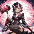 八重桜の新衣装 3枚目