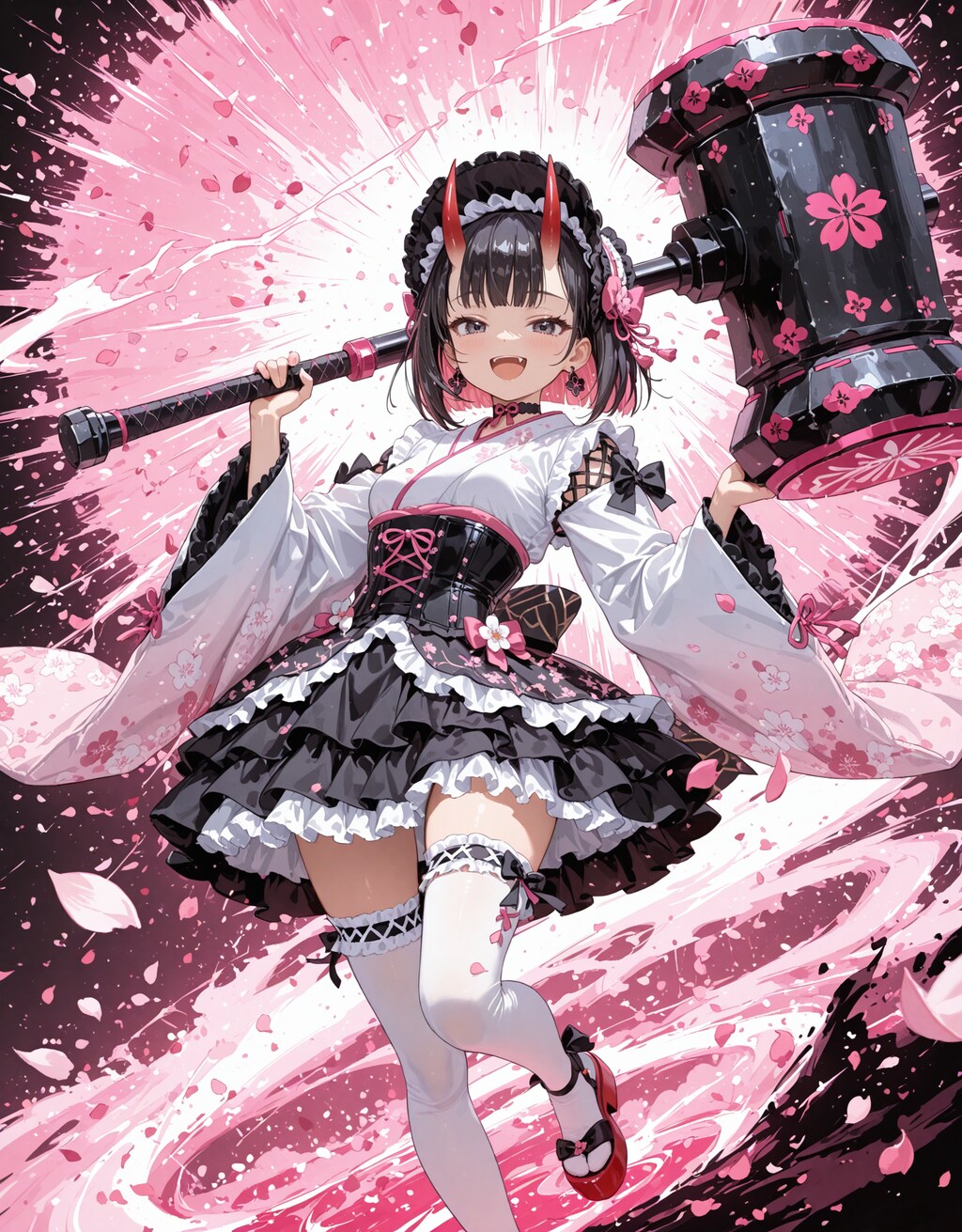 八重桜の新衣装