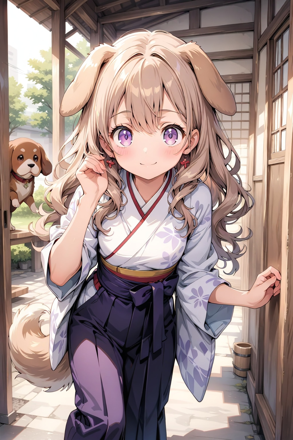 ミルフィちゃんで袴パンツ(*´ω｀*)