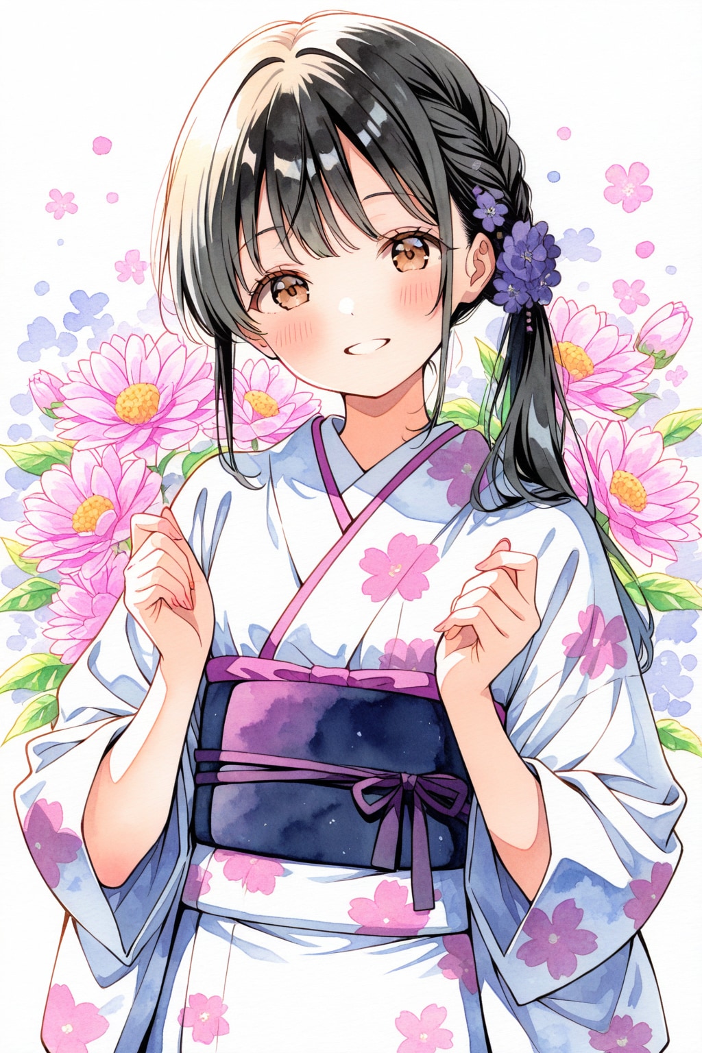 和服女子 | の人気AIイラスト・グラビア