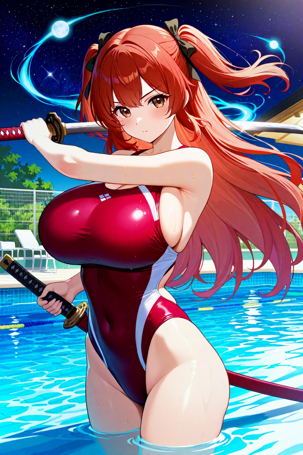 競泳水着の千尋ちゃん