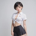 ミニスカ女子高生 2枚目