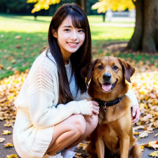 愛犬と私