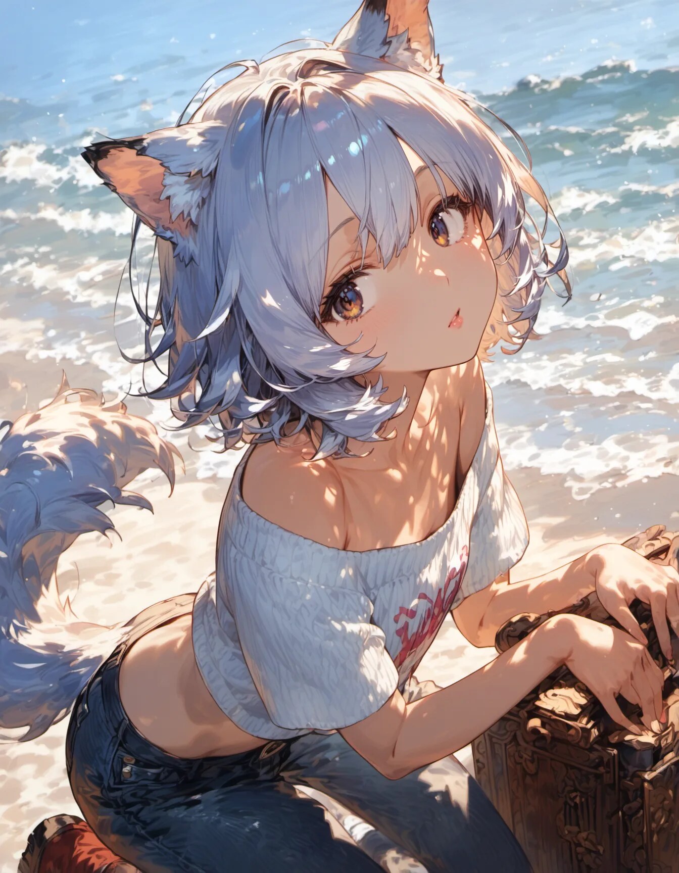Whispers of the Summer Tide | の人気AIイラスト・グラビア