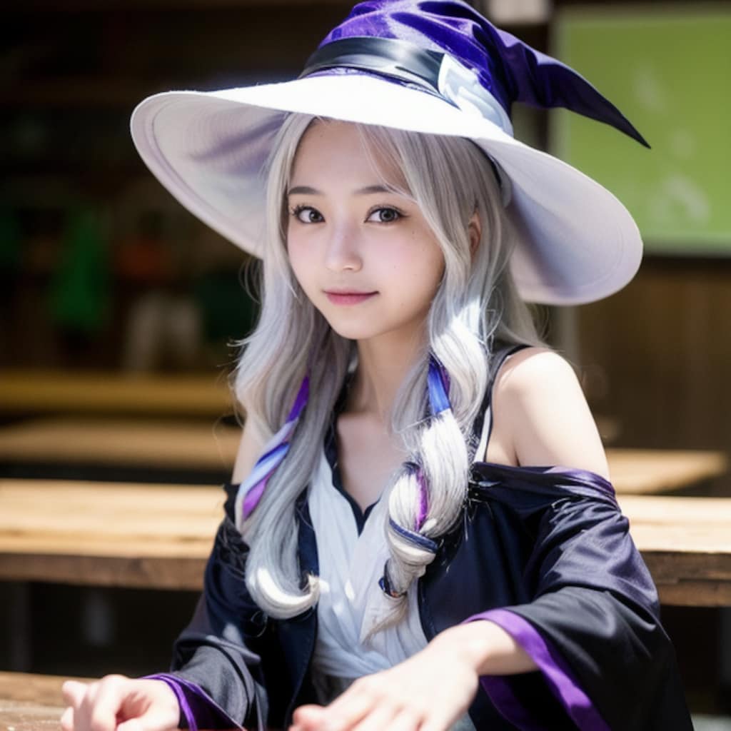 新しい魔法研究中のおぱ魔術師