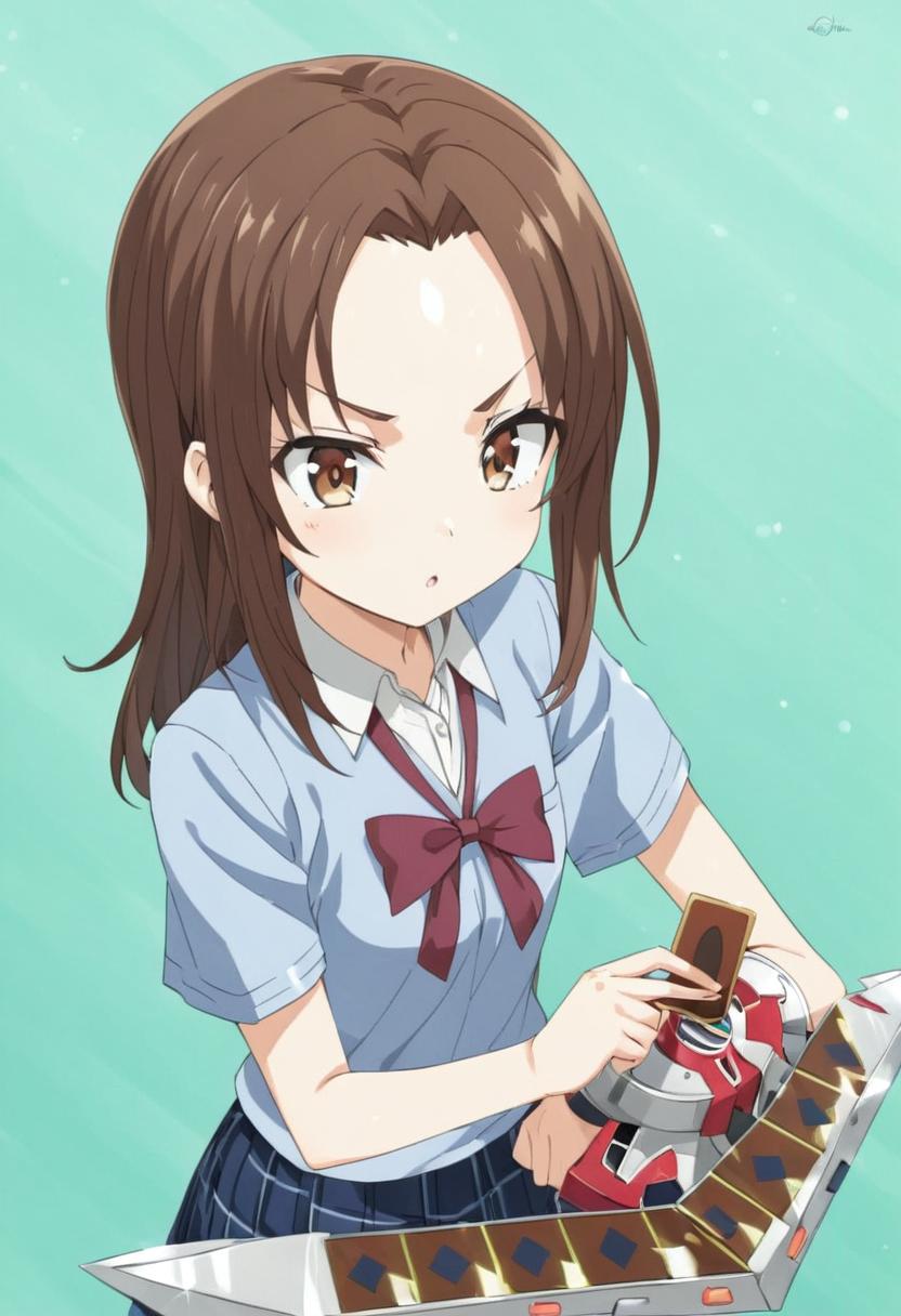 決闘者の女の子