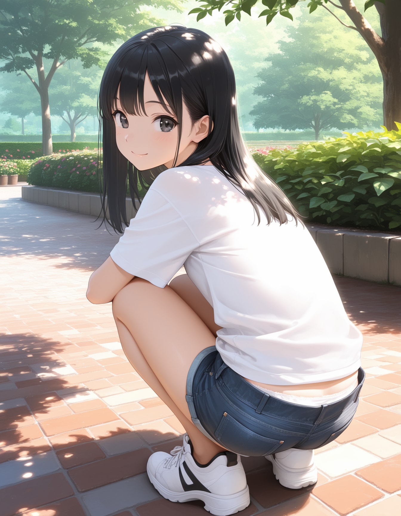 腰パンチラ