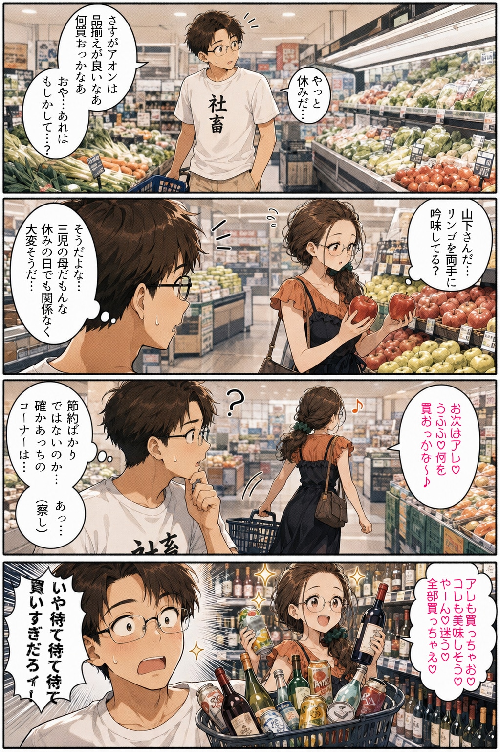芽衣子ママは節約が上…手…？