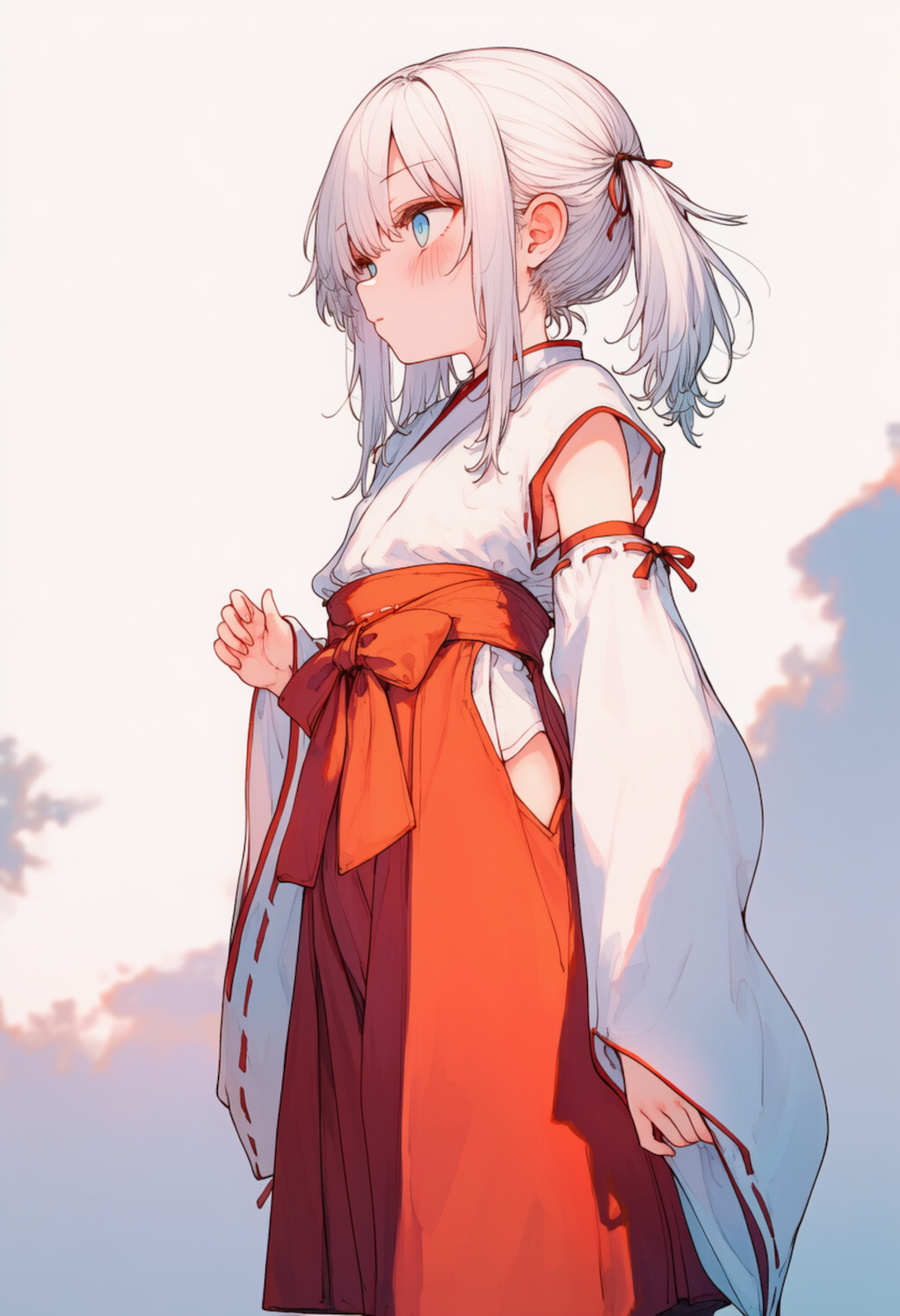 つるぺた巫女服J〇のスリットがえどい_0612